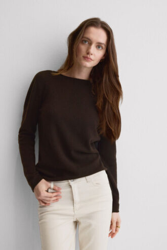 1 Top a maniche lunghe in cashmere