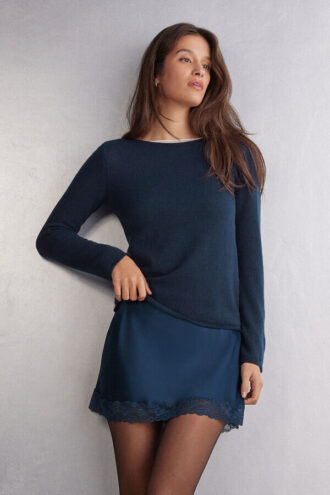 1 Top a maniche lunghe in cashmere