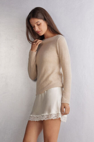 1 Top a maniche lunghe in cashmere