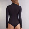 Body con collo alto in modal ultraleggero e cashmere Body con collo alto in modal ultraleggero e cashmere
