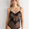 Body in tulle e Lace Bodysuit Pretty Flowers Body in tulle e Lace Bodysuit Pretty Flowers