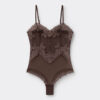Body in tulle e Lace Bodysuit Pretty Flowers Body in tulle e Lace Bodysuit Pretty Flowers