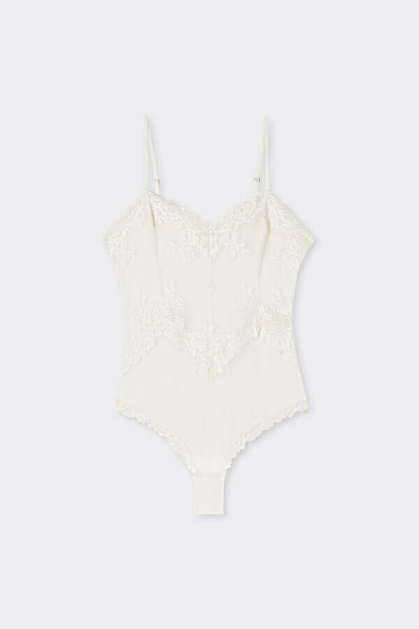 Body in tulle e Lace Bodysuit Pretty Flowers Body in tulle e Lace Bodysuit Pretty Flowers