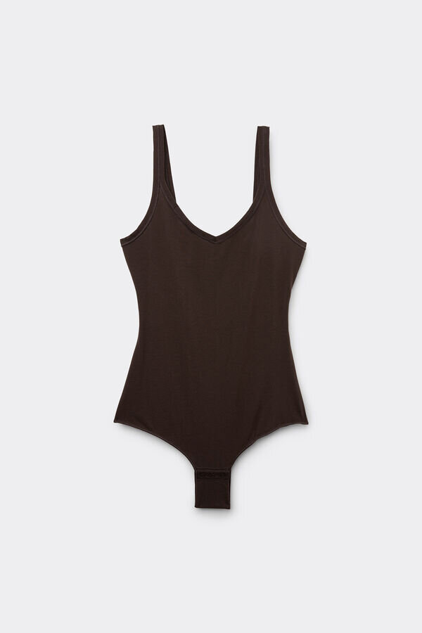 Body senza maniche in cotone ultraleggero Body senza maniche in cotone ultraleggero