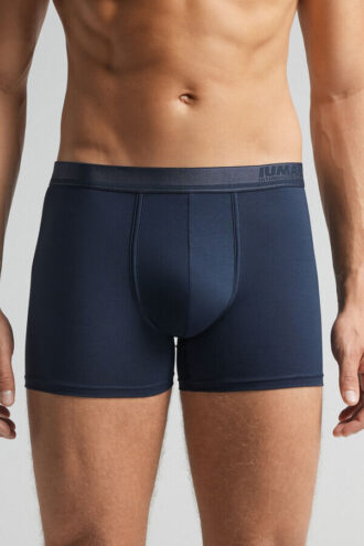 Boxer in cotone mercerizzato premium con logo