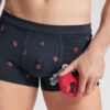 Boxer in cotone superiore con cuore a lucchetto