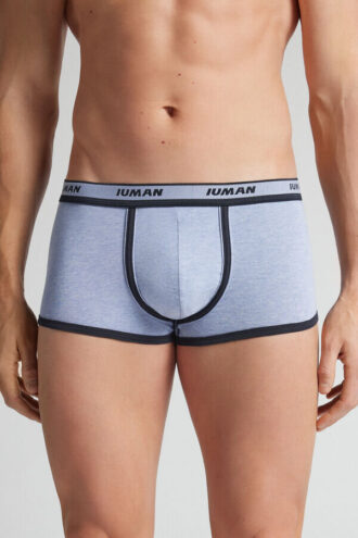 Boxer in cotone superiore con logo