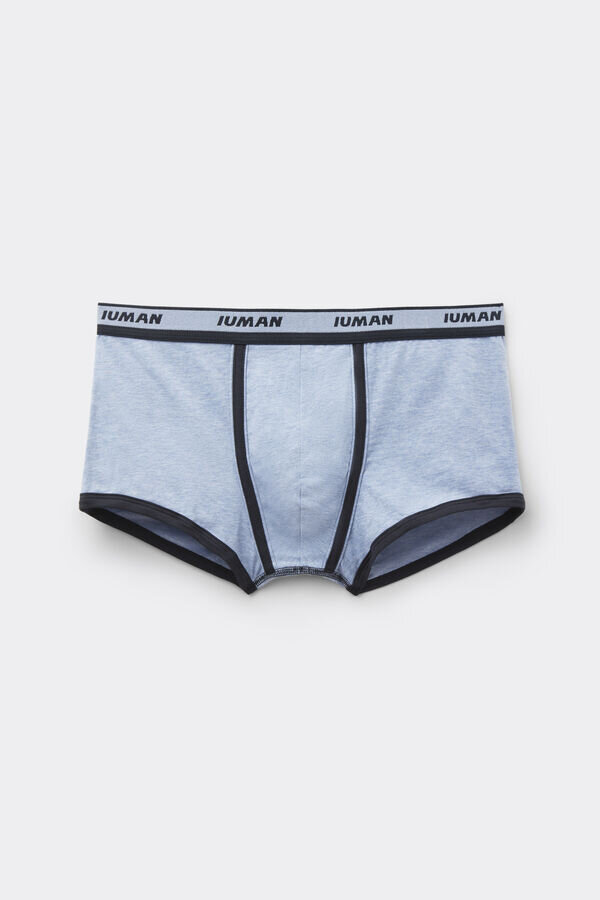 Boxer in cotone superiore con logo Boxer in cotone superiore con logo