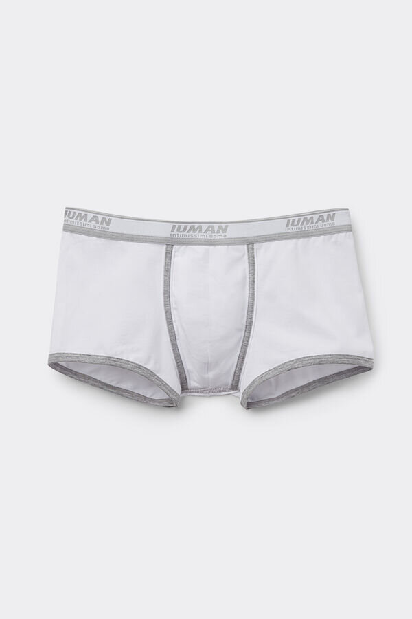 Boxer in cotone superiore con logo Boxer in cotone superiore con logo