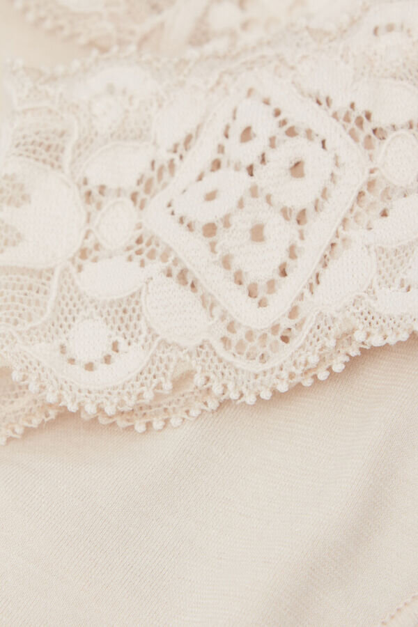 Brazilian in pizzo e cotone stile anni ’80 Brazilian in pizzo e cotone stile anni ’80