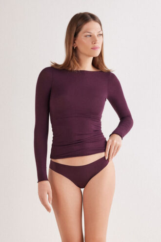 Brazilian slip in microfibra ultraleggera senza cuciture