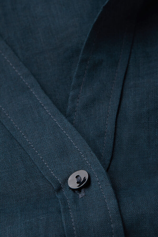 Camicia a maniche corte in puro lino Camicia a maniche corte in puro lino