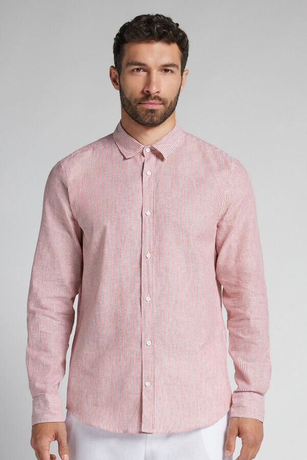 Camicia in lino e cotone Camicia in lino e cotone