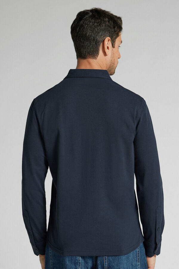 Camicia in piqué di cotone Camicia in piqué di cotone