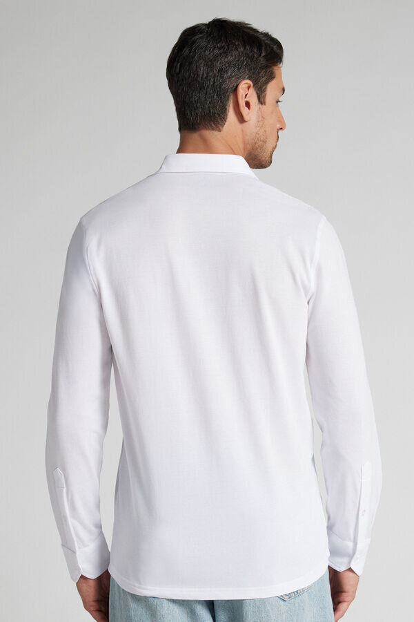 Camicia in piqué di cotone Camicia in piqué di cotone
