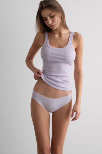 Canotta con dorso a vogatore in cotone superiore