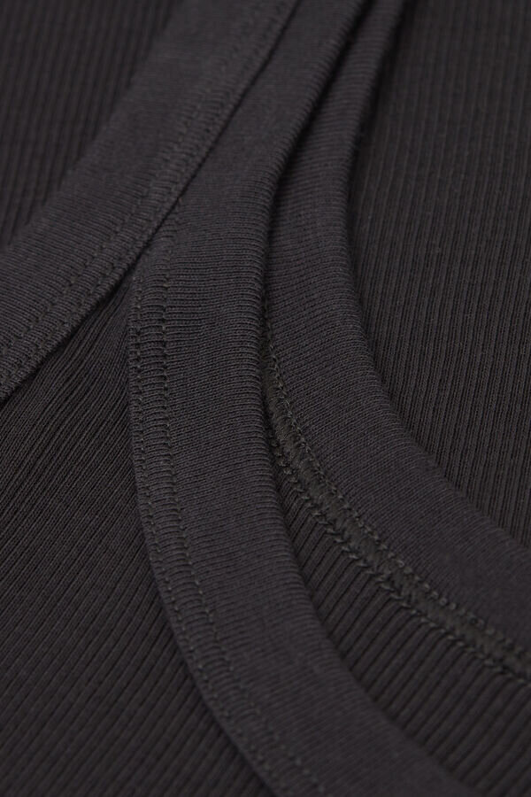 Canotta con dorso a vogatore in cotone superiore Canotta con dorso a vogatore in cotone superiore