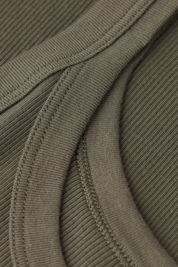 Canotta con dorso a vogatore in cotone superiore Canotta con dorso a vogatore in cotone superiore