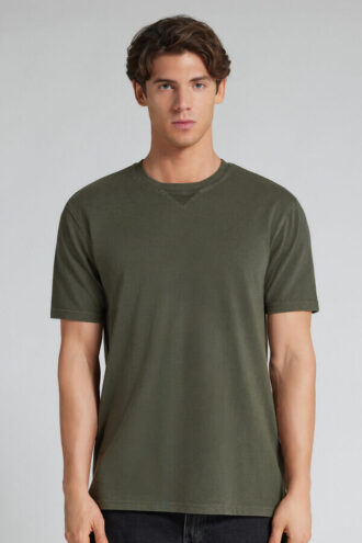 Collezione Washed T-shirt in piqué