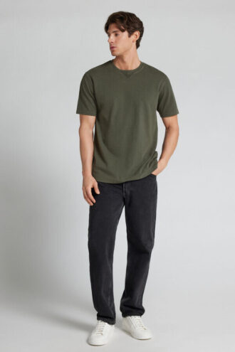 Collezione Washed T-shirt in piqué