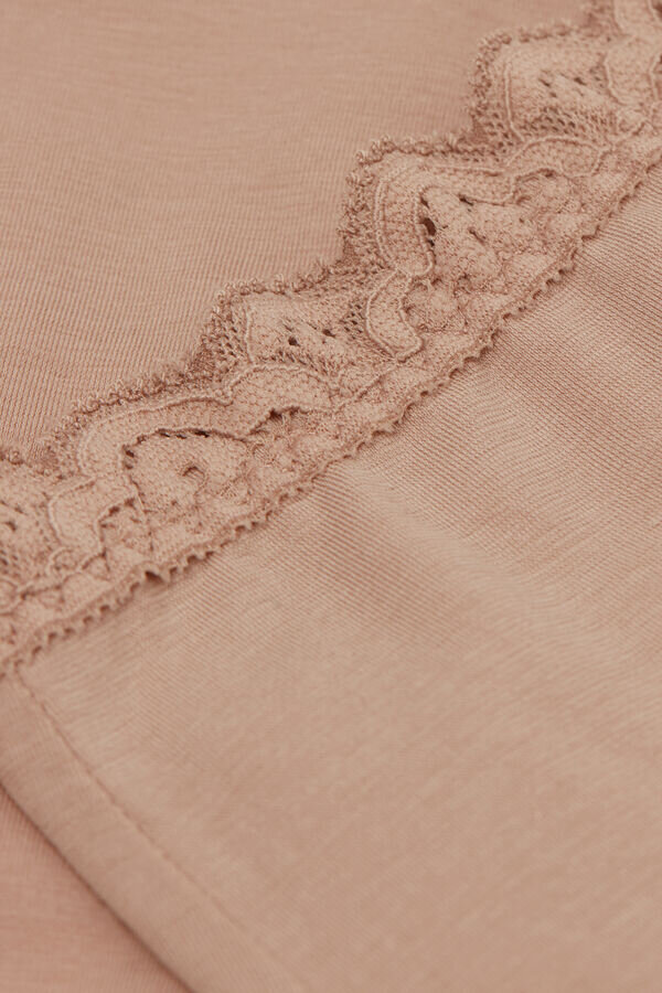 Hipster a vita alta in cotone e pizzo Hipster a vita alta in cotone e pizzo