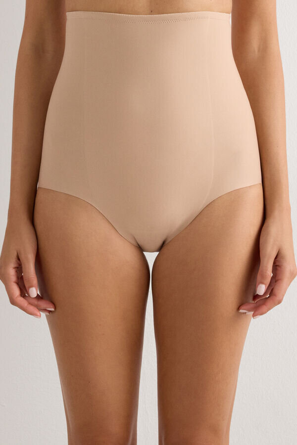 Hipster modellante a vita alta in microfibra senza cuciture Hipster modellante a vita alta in microfibra senza cuciture