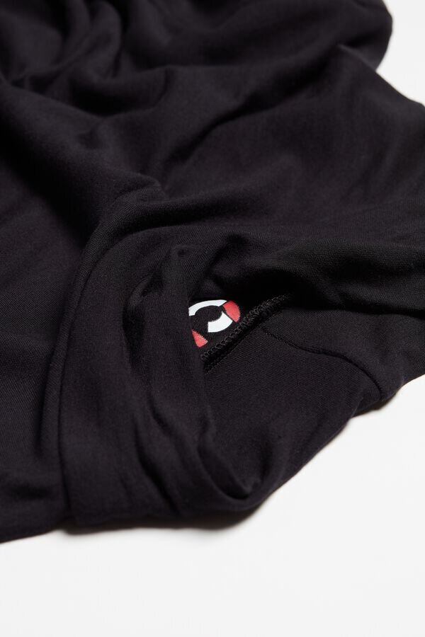 Maglia a maniche lunghe con collo alto in modal e cashmere Maglia a maniche lunghe con collo alto in modal e cashmere