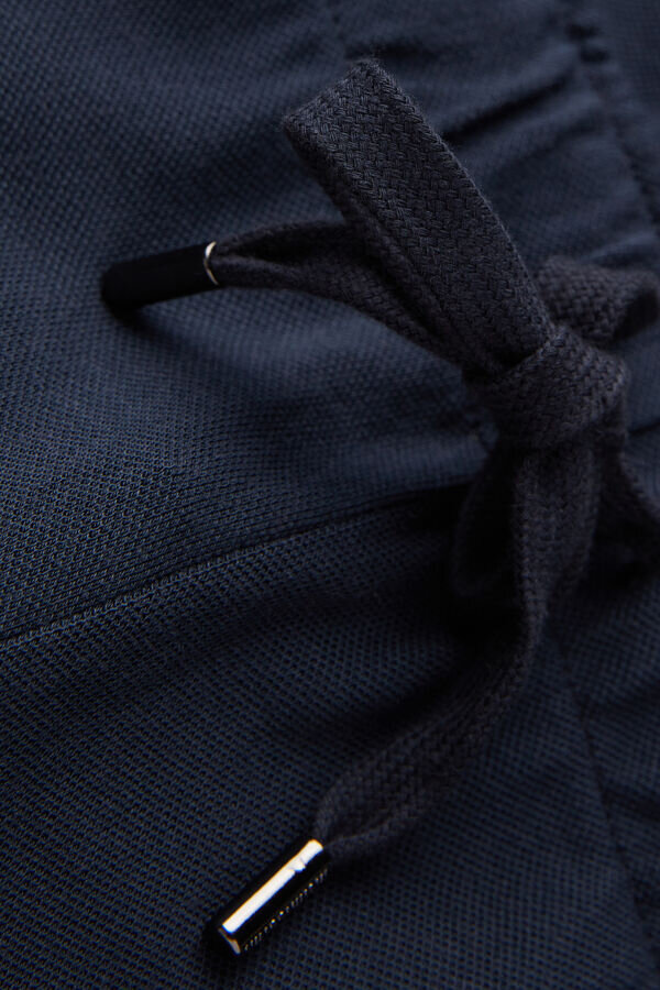 Pantaloncini in modal e piqué di seta Pantaloncini in modal e piqué di seta