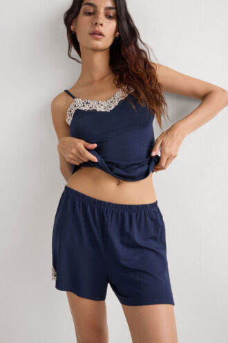 Pantaloncini in modal Pretty Flowers