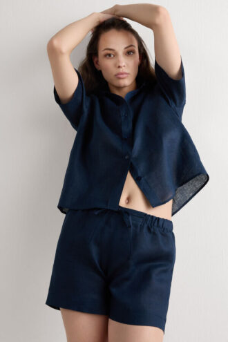 Pantaloncini in puro lino