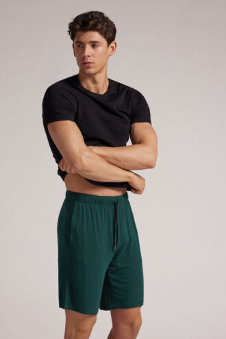 Pantaloncini in seta e modal