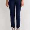 Pantaloni lunghi in modal con risvolto Pretty Flowers