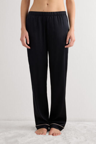 Pantaloni lunghi in seta