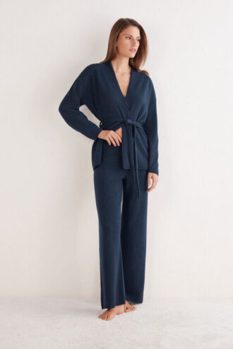 Pantaloni palazzo lunghi in 1 cashmere