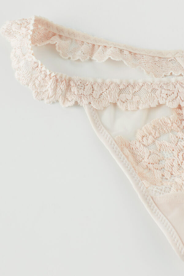 Perizoma in tulle Pretty Flowers Perizoma in tulle Pretty Flowers