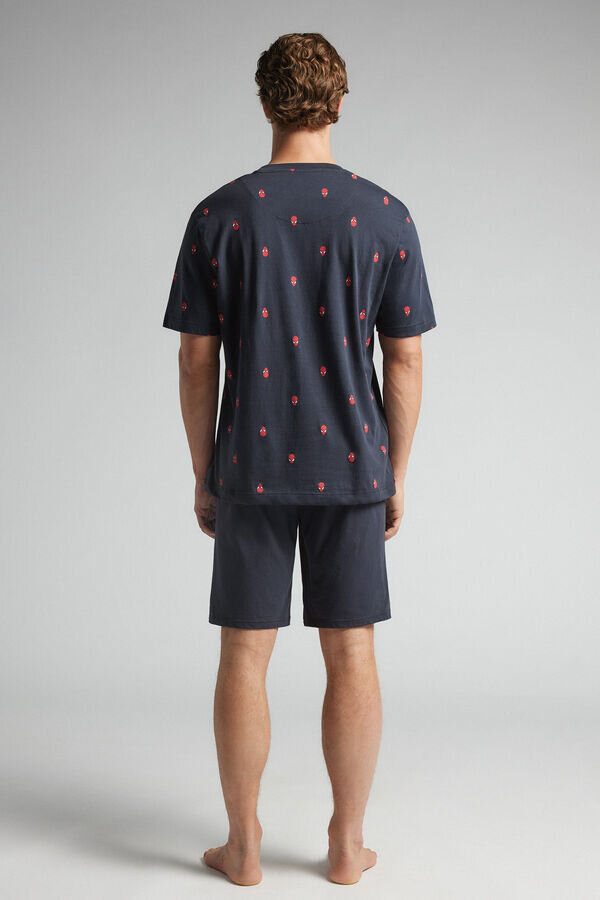 Pigiama corto in cotone Spider-Man Marvel Pigiama corto in cotone Spider-Man Marvel