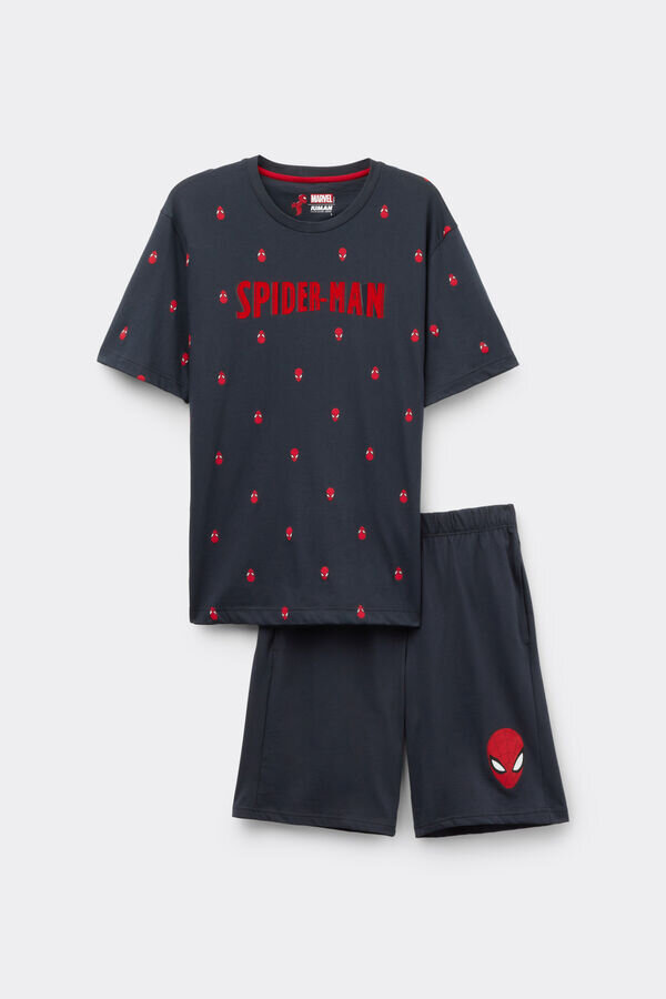 Pigiama corto in cotone Spider-Man Marvel Pigiama corto in cotone Spider-Man Marvel