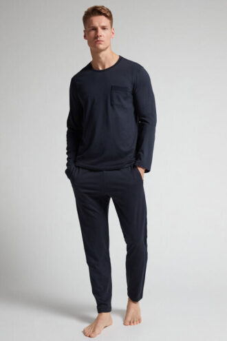 Pigiama lungo in cotone di alta qualità