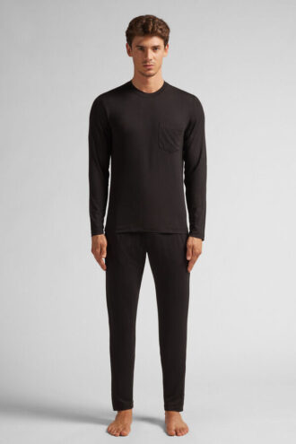 Pigiama lungo in micromodal