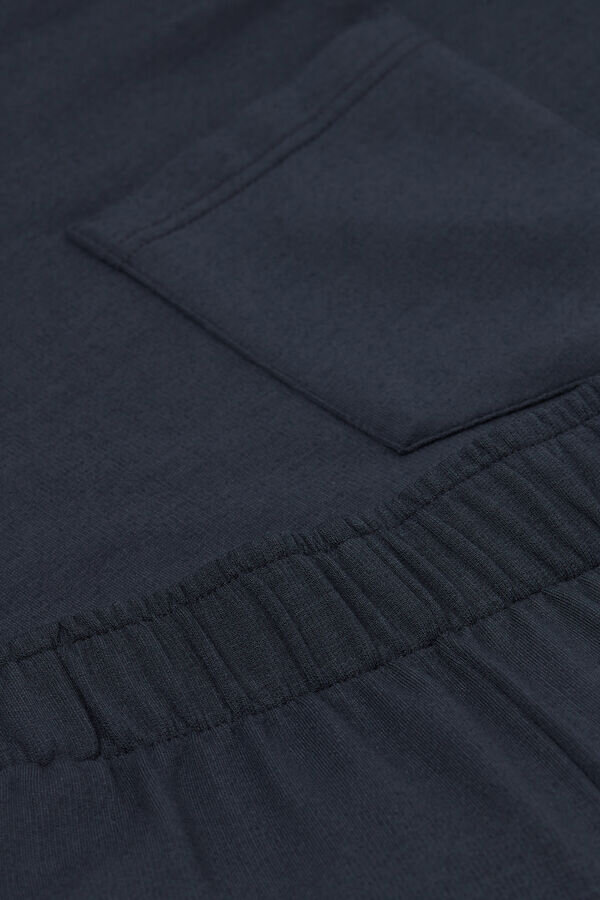 Pigiama lungo in modal felpato Pigiama lungo in modal felpato