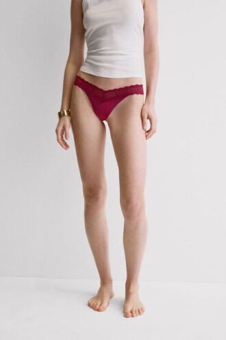 Pizzo e microfibra Modello Braziliano anni ’80 Pizzo e microfibra Modello Braziliano anni ’80