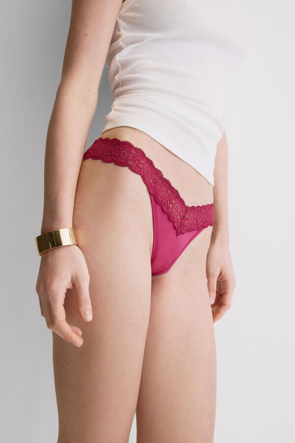 Pizzo e microfibra Modello Braziliano anni ’80 Pizzo e microfibra Modello Braziliano anni ’80