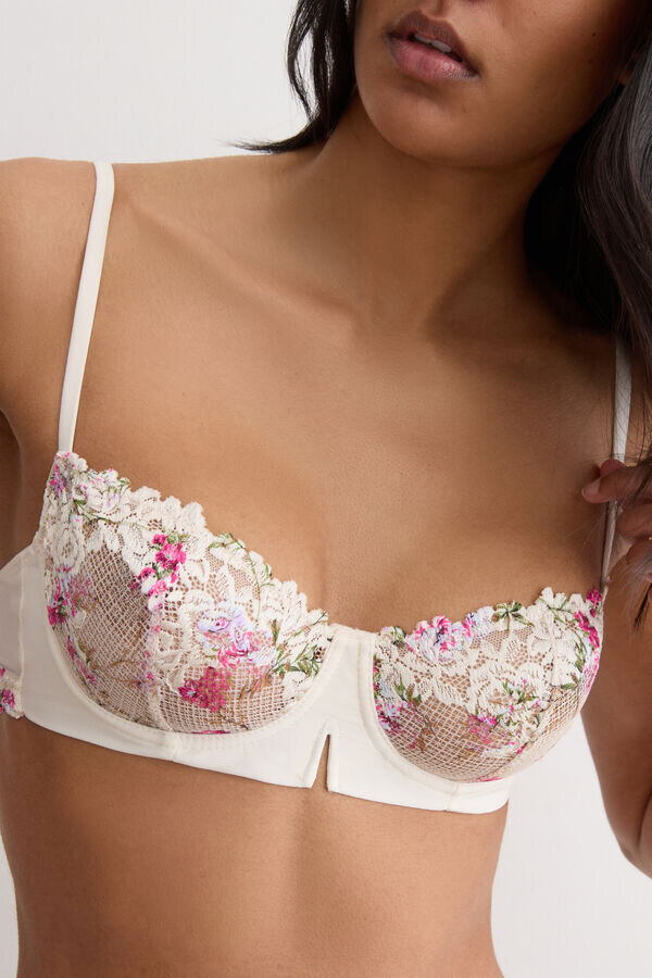Reggiseno a balconcino Denise con stampa Pretty Flowers Reggiseno a balconcino Denise con stampa Pretty Flowers