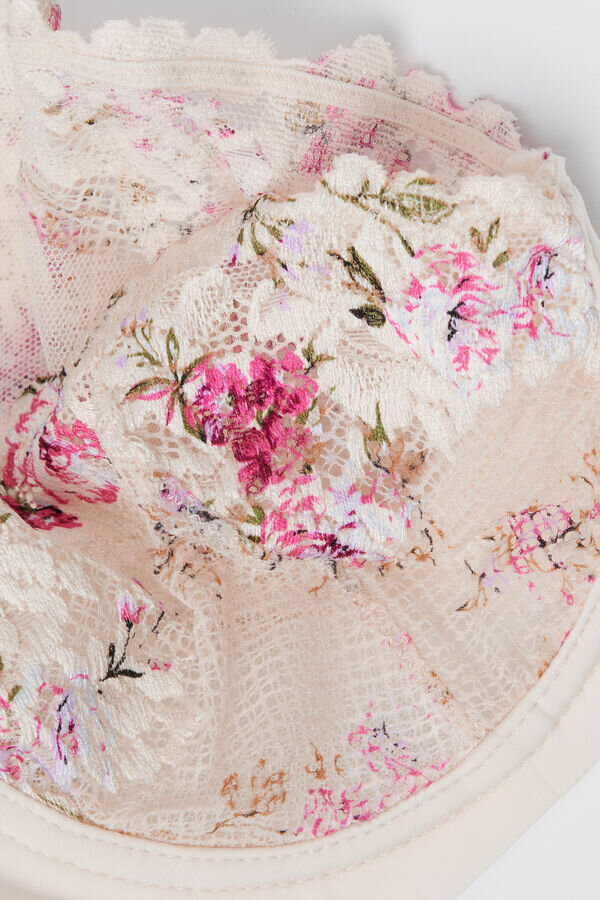 Reggiseno a balconcino Denise con stampa Pretty Flowers Reggiseno a balconcino Denise con stampa Pretty Flowers