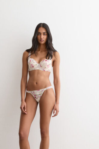 Reggiseno a balconcino Sofia con stampa Pretty Flowers