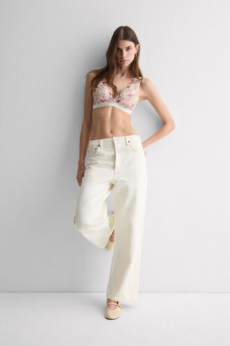 Reggiseno a triangolo Lara con stampa Pretty Flowers