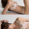Reggiseno a triangolo Tiziana con stampa Pretty Flowers