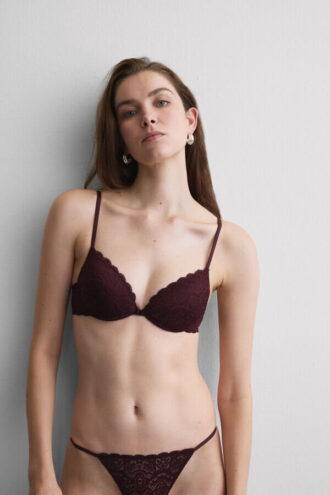 Reggiseno push-up in pizzo Bellissima