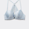 Reggiseno push-up in seta e pizzo Silky Flowers Monica