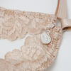 Reggiseno push-up in seta e pizzo Silky Flowers Monica